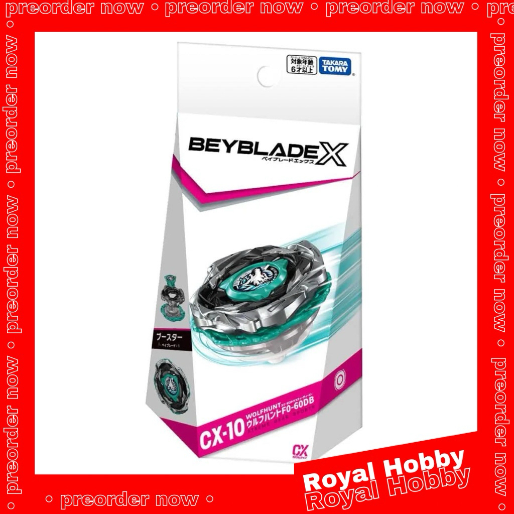 BEYBLADE X CX-10 Wolf Hunt F 0-60 Discball (Asia)