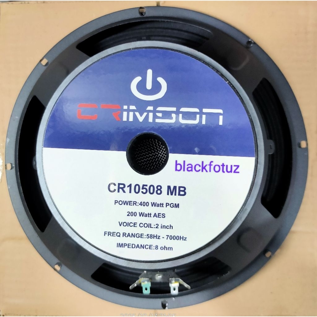 speaker 10" midlow Crimson CR 10508 MB Original  produk