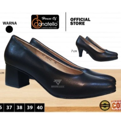 DONATELLO IY Sepatu Formal Formil Kerja Kantor hak tahu anti slip kasual Wanita perempuan original