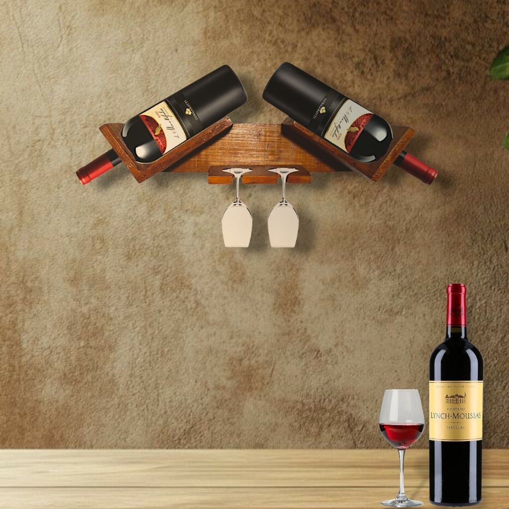 Rak botol rak dinding botol rak dinding kayu