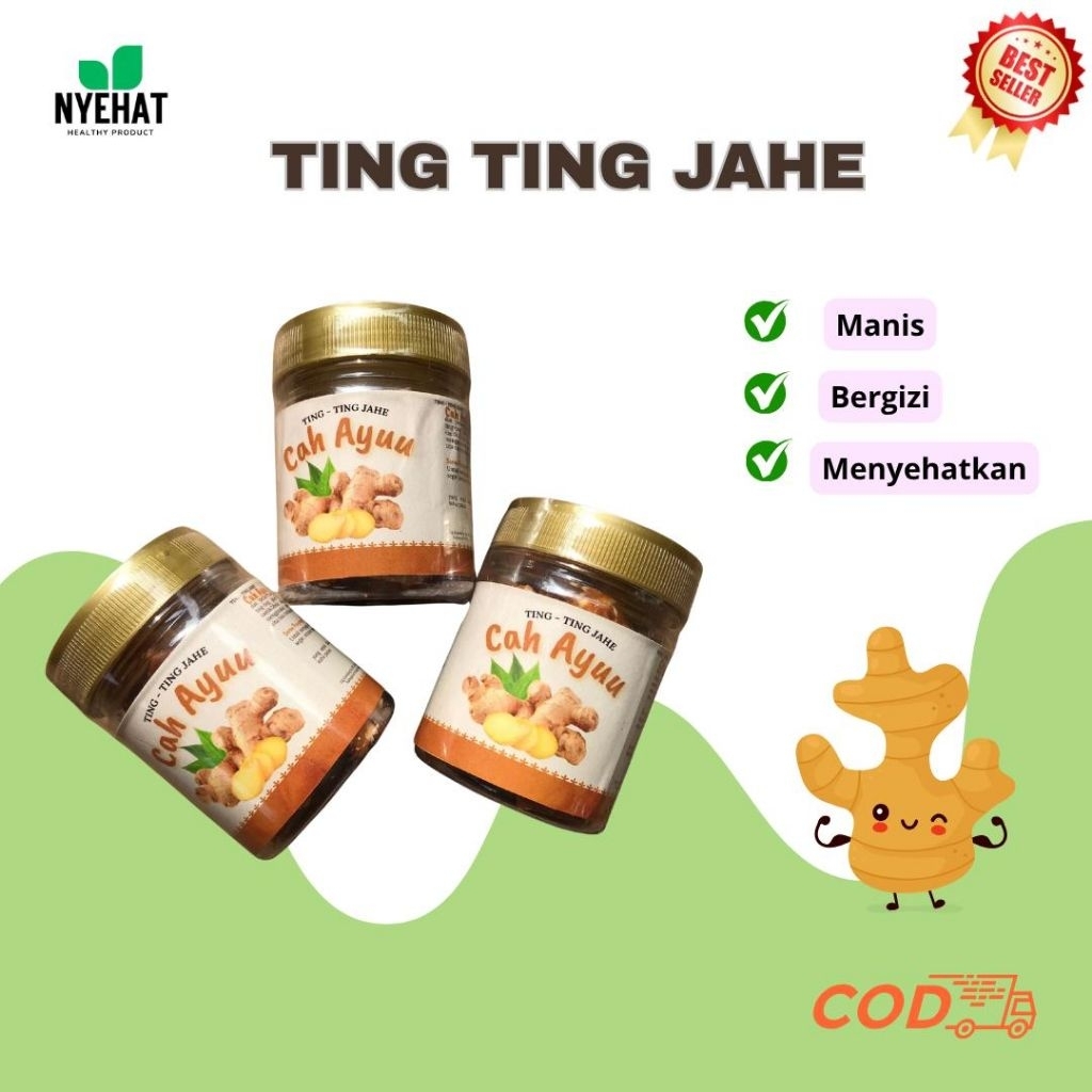 Bumi Tridha ~ Ting-Ting Jahe ( Permen Gula Jahe Kacang )