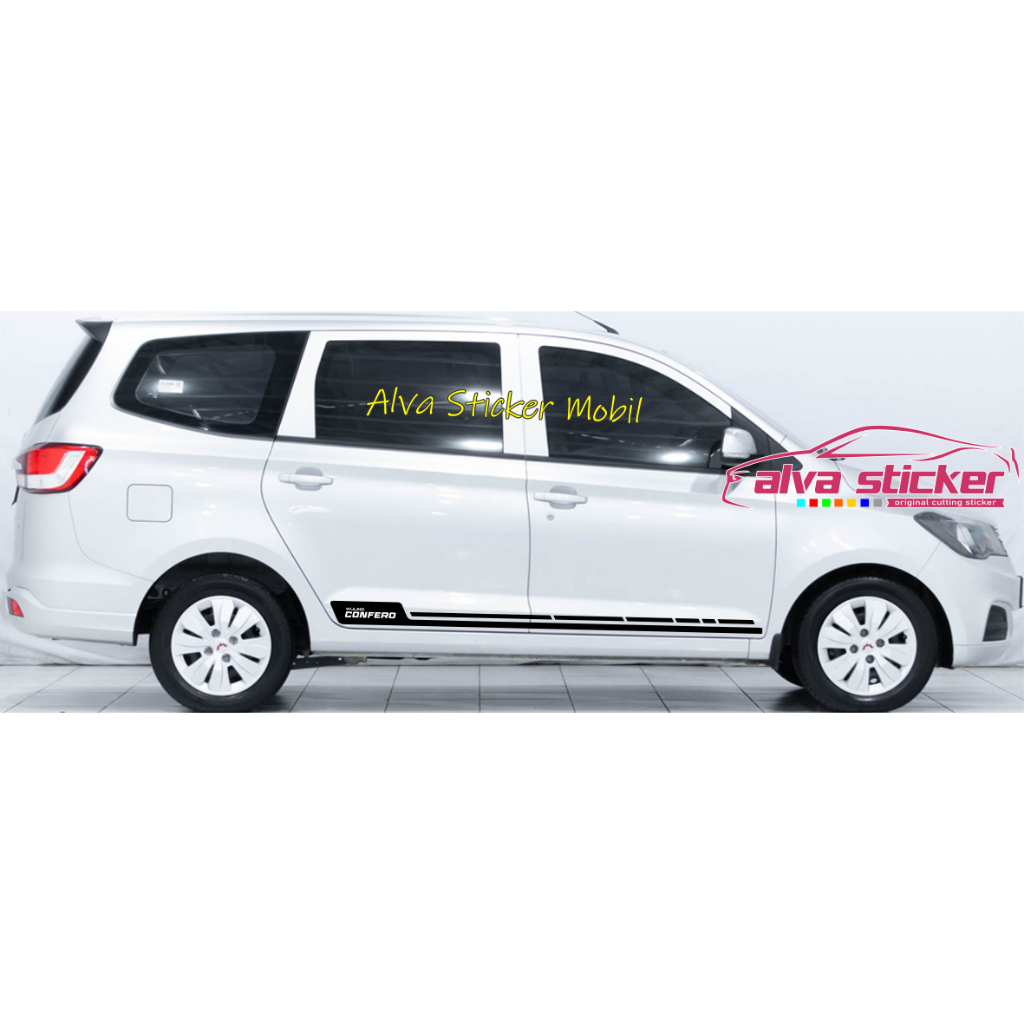 sticker confero db stiker confero list cutting mobil wuling confero db sticker list vinyl minimalist