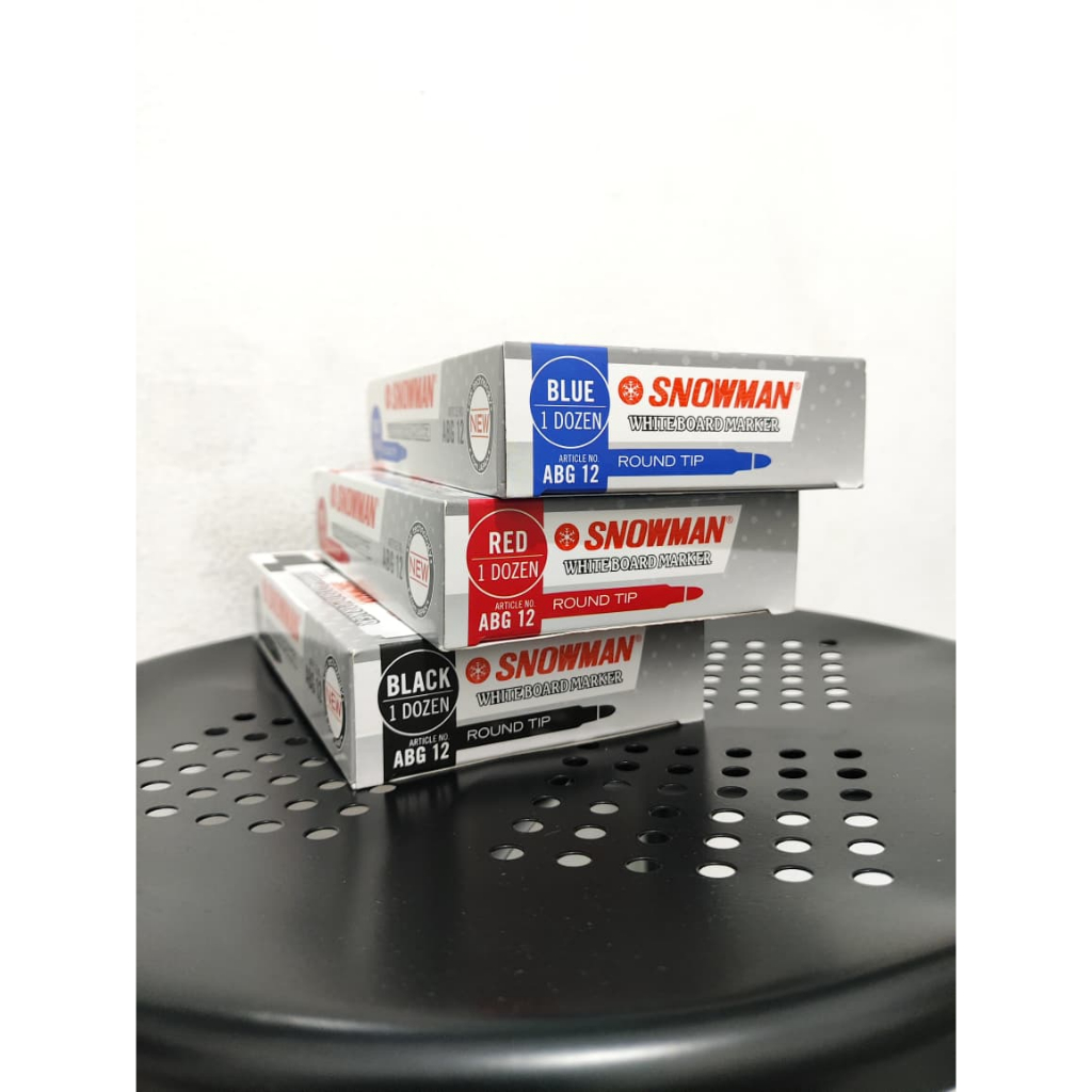 ABG12 SPIDOL SNOWMAN WHITEBOARD ABG-12 ( HARGA 1 PACK 12 BUAH )