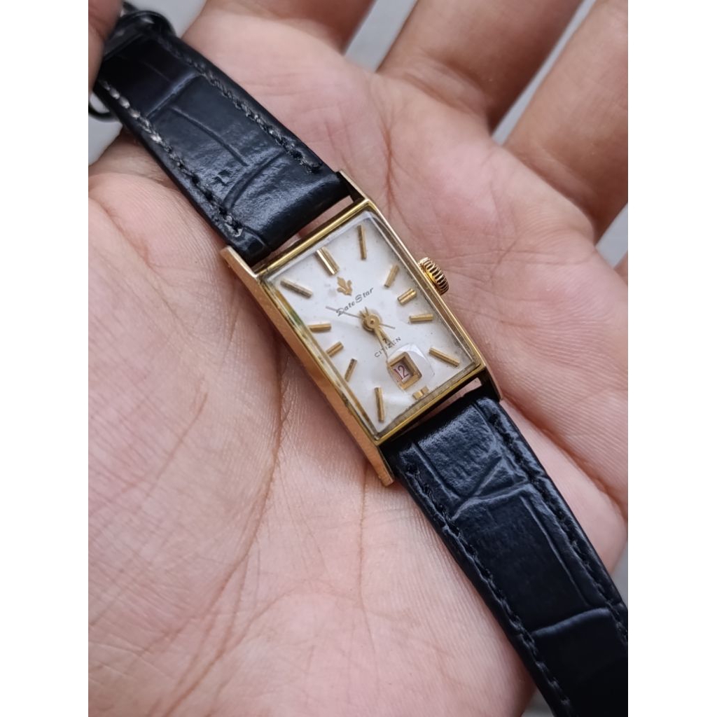Jam Tangan Tank Vintage Citizen Date Star Tahun 60anNo Serie: DTRG51301-S