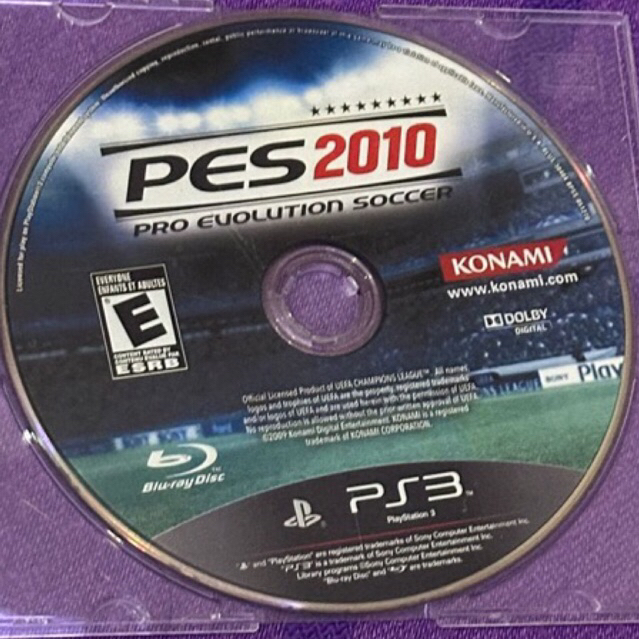 kaset ps3 ori us pes 2010