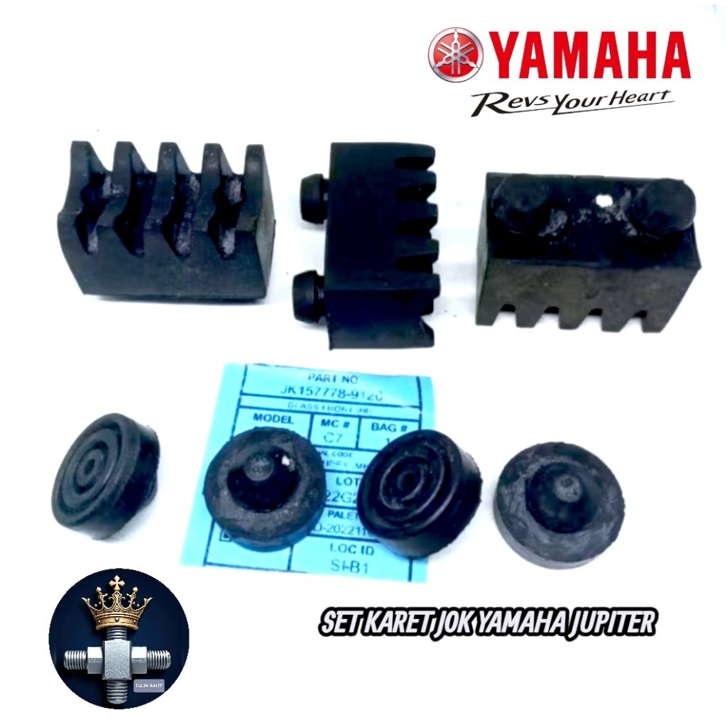KARET GANJAL BANTALAN JOK YAMAHA JUPITER MX OLD,NEW, JUPITER Z JUPITER BURHAN 1SET
