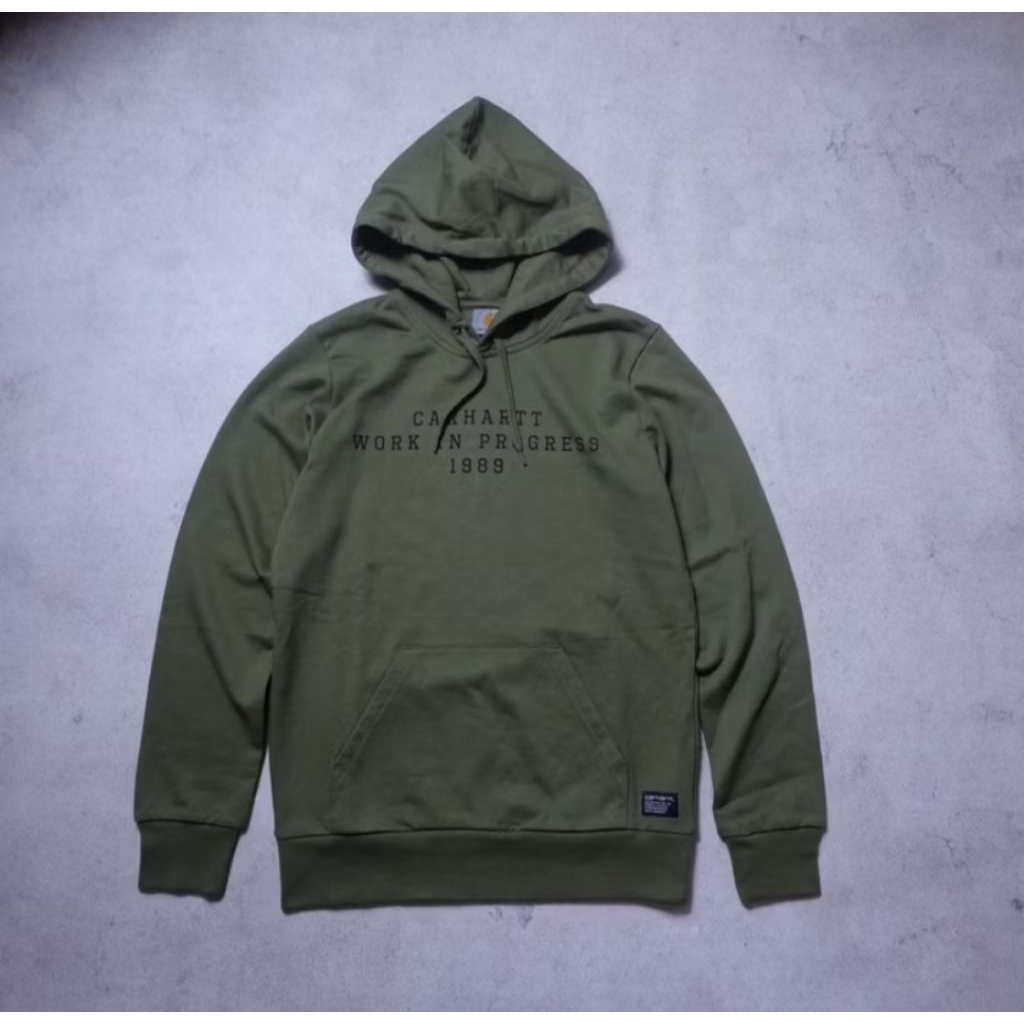 CARHARTT WIP HOODED IMPRINT SWEAT GREEN