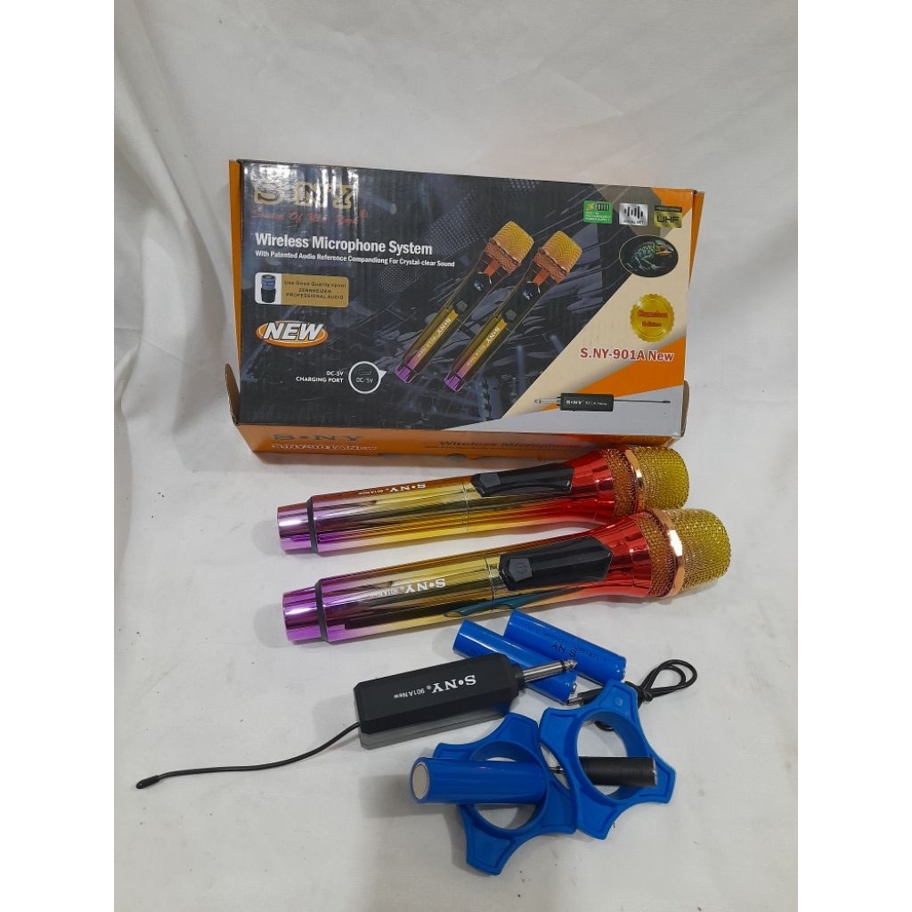Profesional wireless Microphone s.ny 901a new Merk s.nySound of new yorkHarga promo rp285. 000Barang