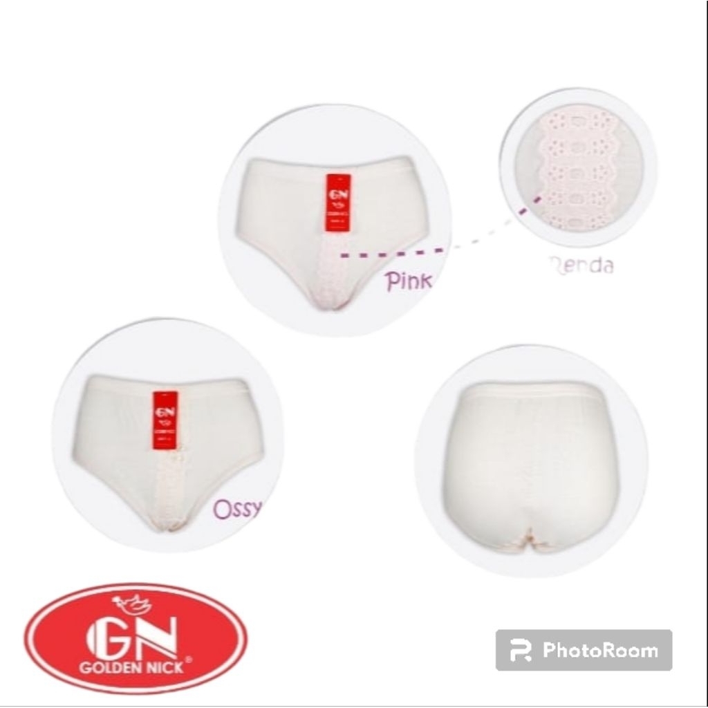 3PCS CELANA DALAM WANITA GOLDEN NICK RENDA CD GOLDEN NICK RENDA