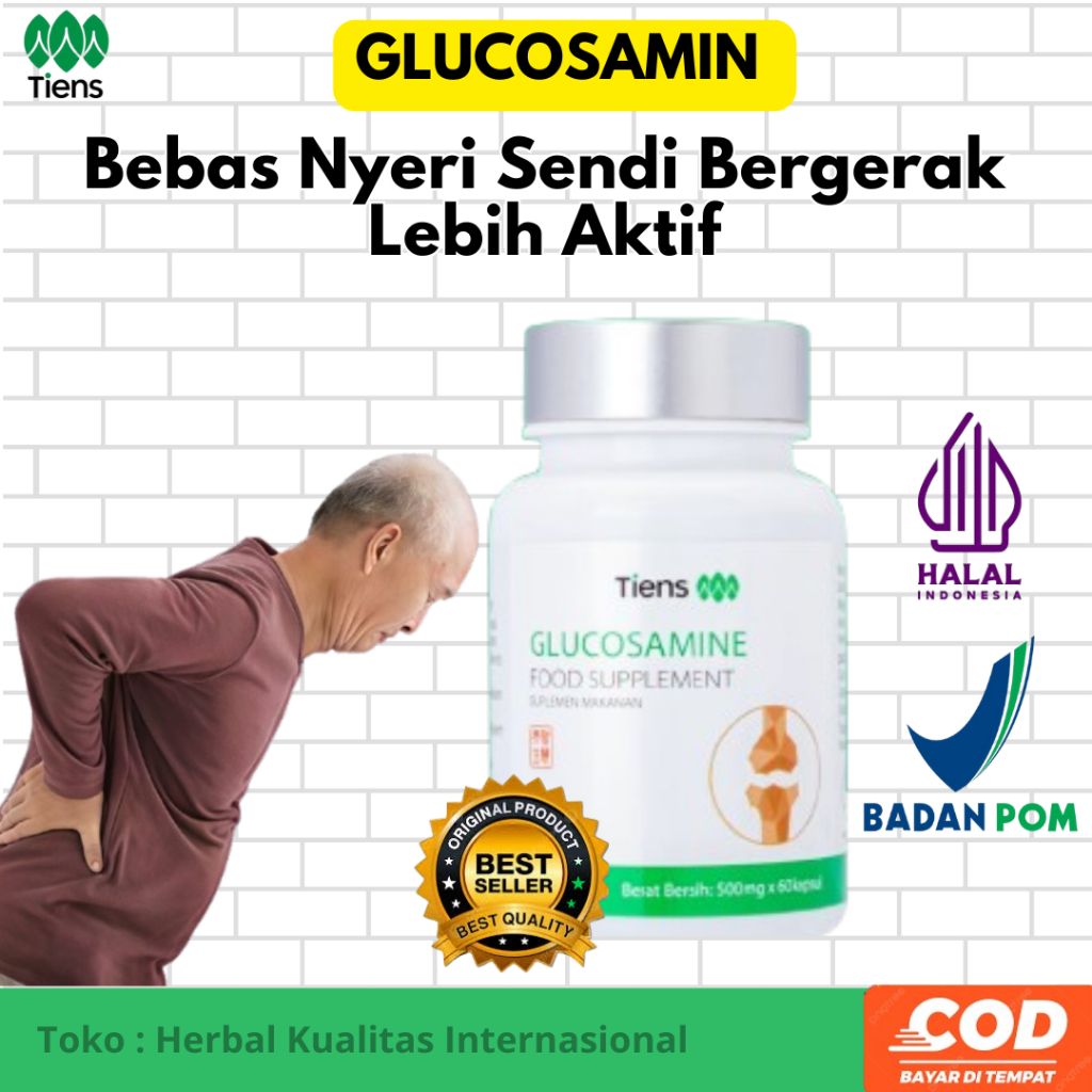 TERLARIS GLUCOSAMINE Suplemen Atasi Nyeri Sendi TIENS | GLUCOSAMINE TIENS | Original & Tersegel 100%