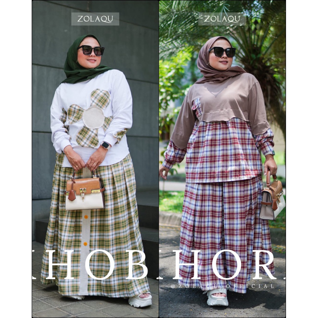 SET ROK ZOLAQU / setelan rok zolaqu
