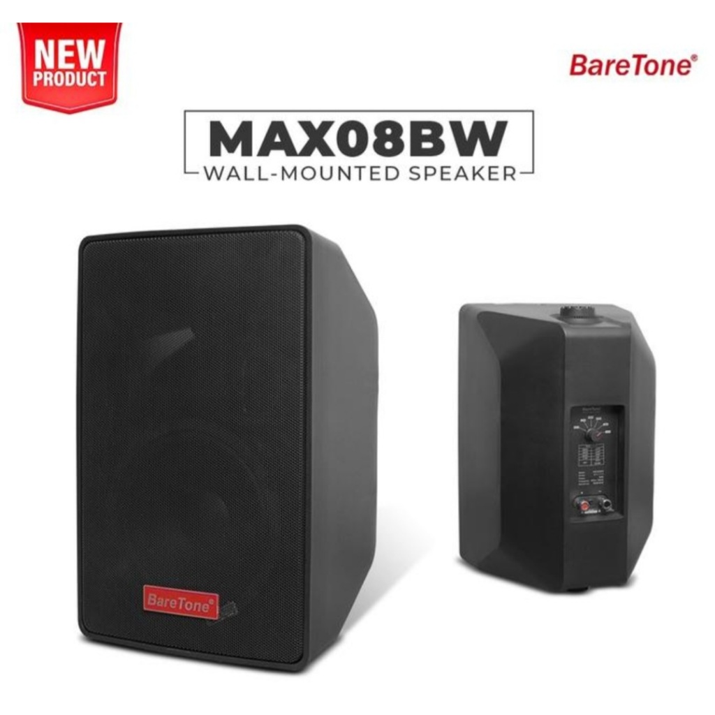 speaker pasif  baretone max 08 BW pasif speaker 90db 80 watt baretone original