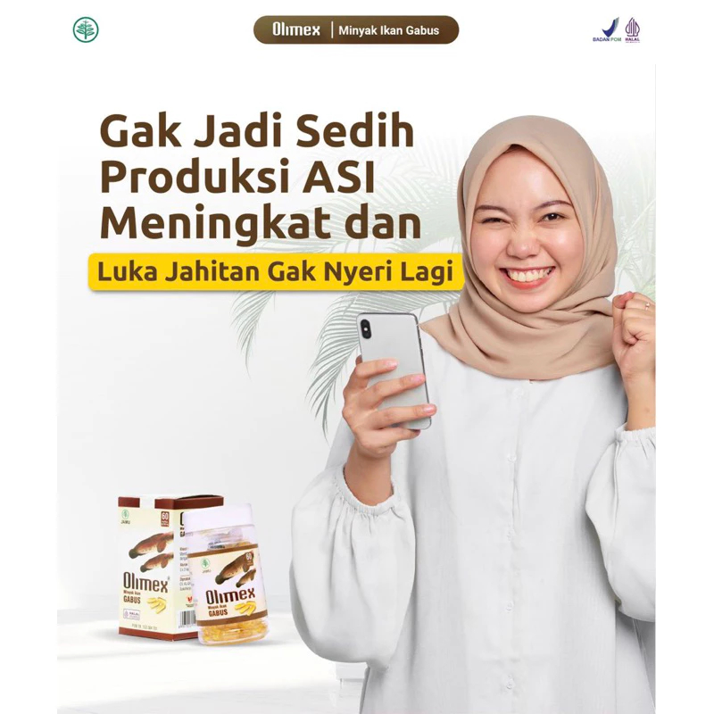 OLIMEX - Kapsul Minyak Ikan Gabus Atasi Luka Pasca Operasi, LUKA CESAR, LUKA JAHIT