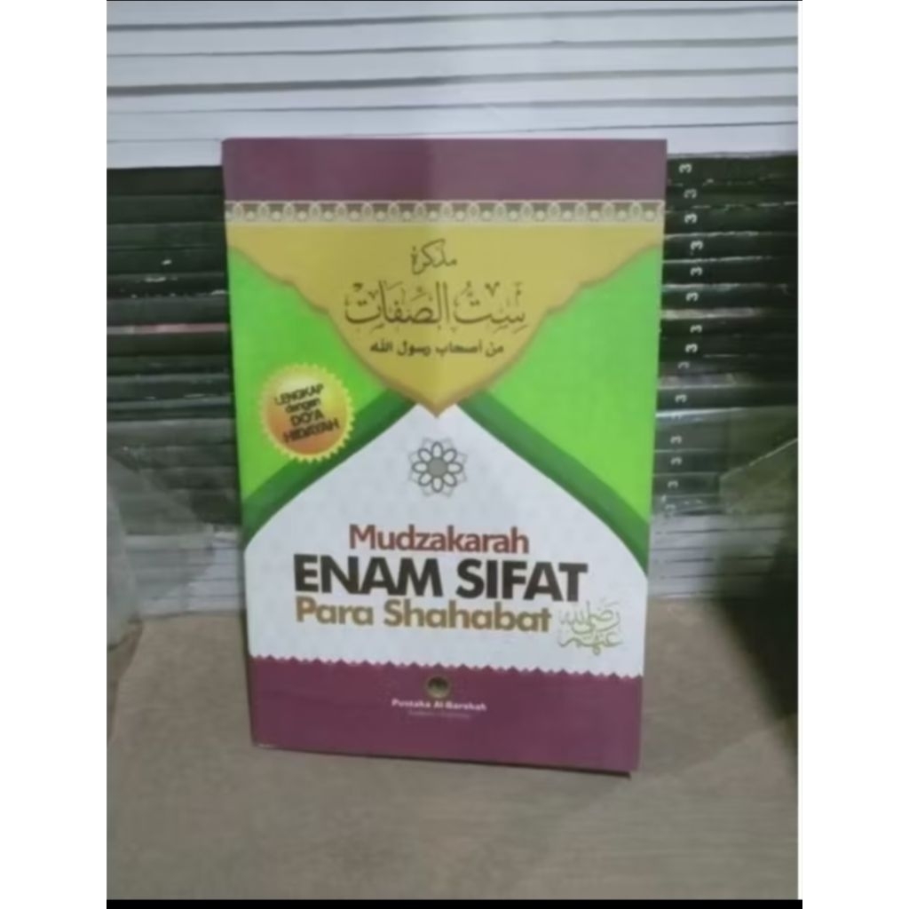 Buku mudzakarah enam 6 sifat sahabat saku