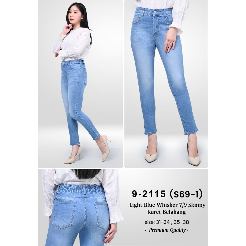 CELANA JEANS SKINNY WANITA MISS2000 / CELANA JEANS SKINNY MISS2000 Sz 28-34