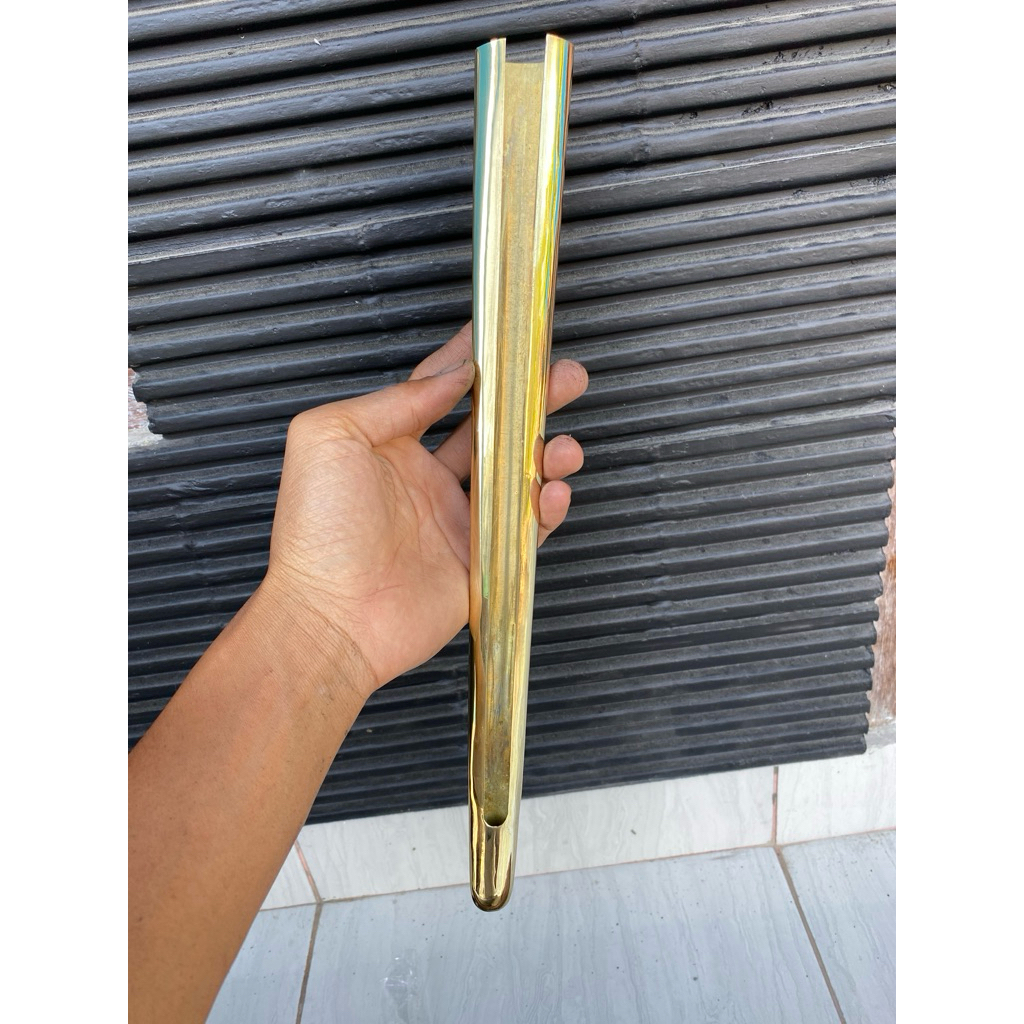 pendok blewah jogja blewahan besar buat warangka irasan