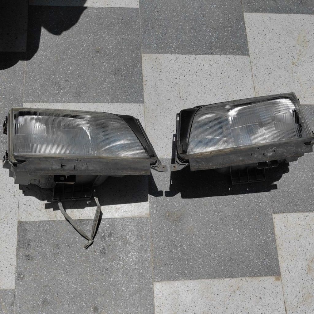 headlamp lampu depan mercedes benz w124 mercy w124 original