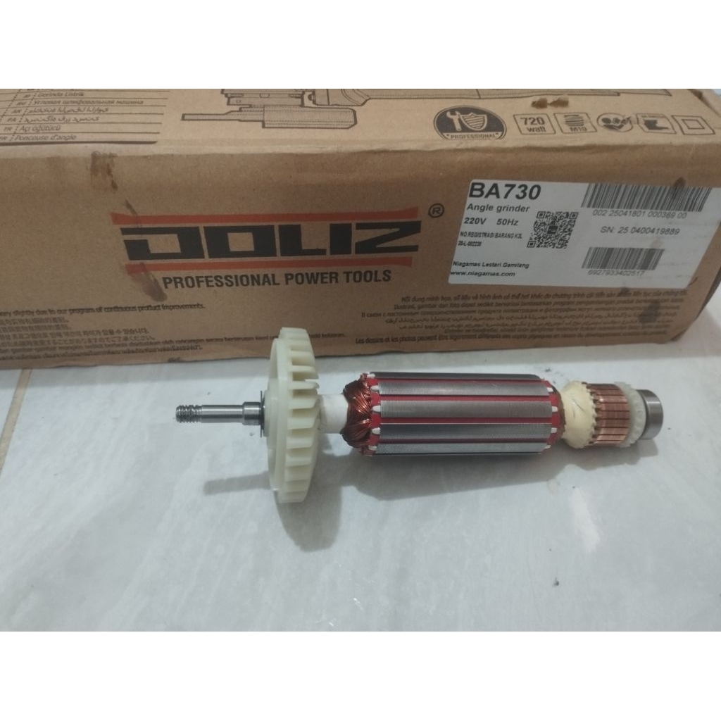 armature angker gerinda doliz ba 730 original