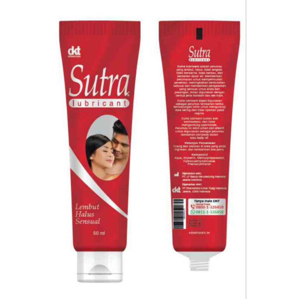 Sutra lubricant 50ml kondom/pelumas Privasi aman