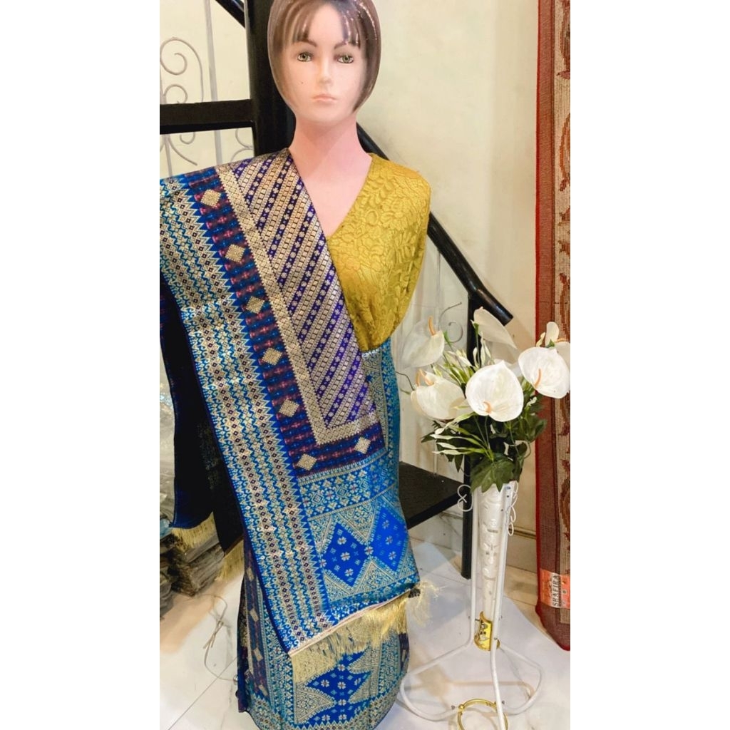 SONGKET MESIN 3 NEGERI BIRU
