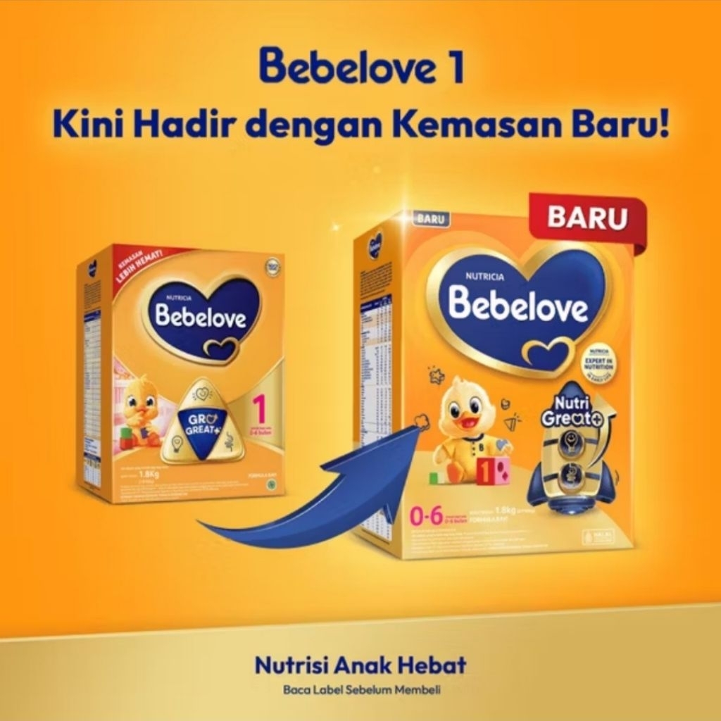 Bebelove 1 Bebelove 2 Kemasan Baru Bebelove 0-6 Bebelove 6-12 Jumbo 1800 gram