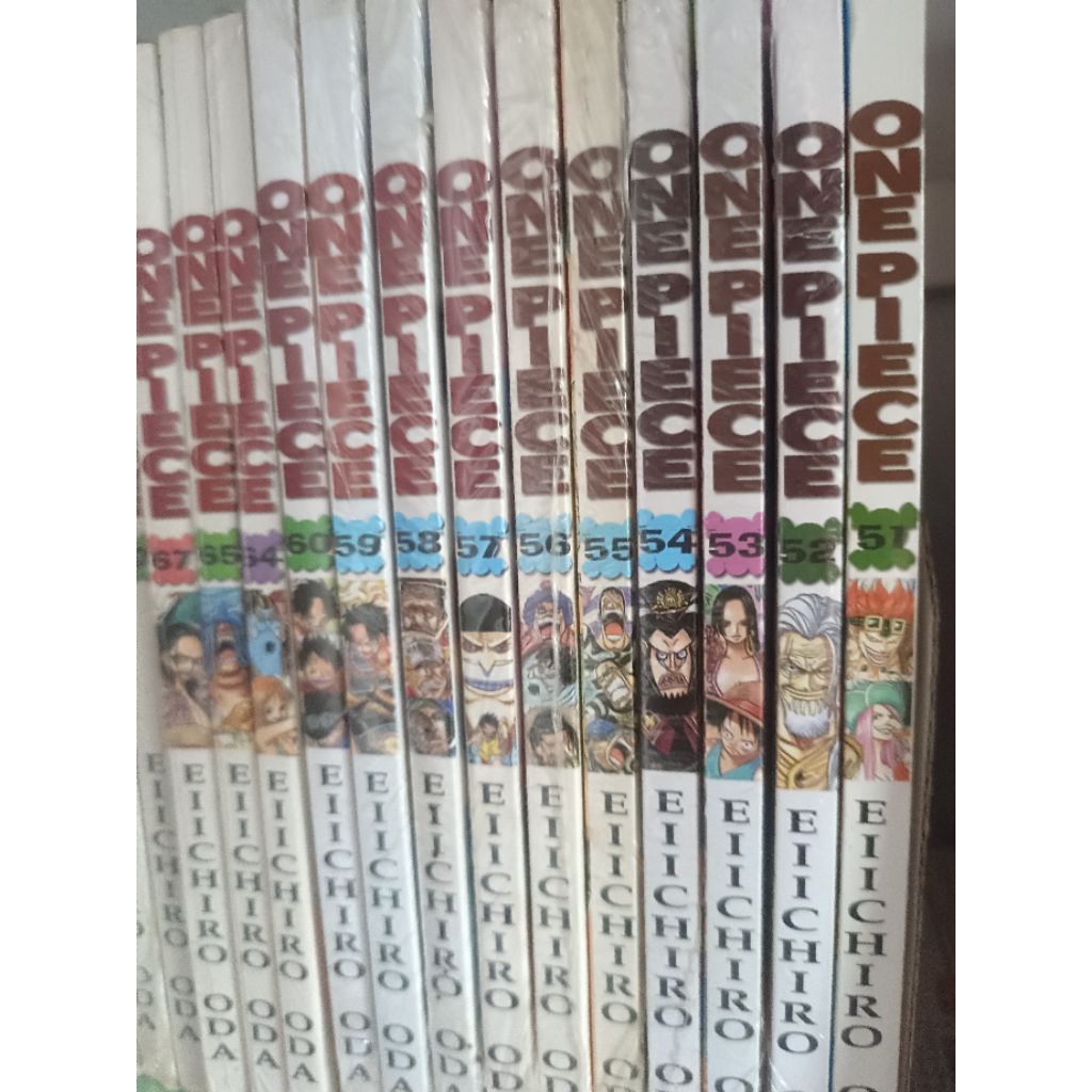 Obral Komik One Piece murah meriah, cabutan kondisi segel semua, asli original terbitan Elex, cuci g