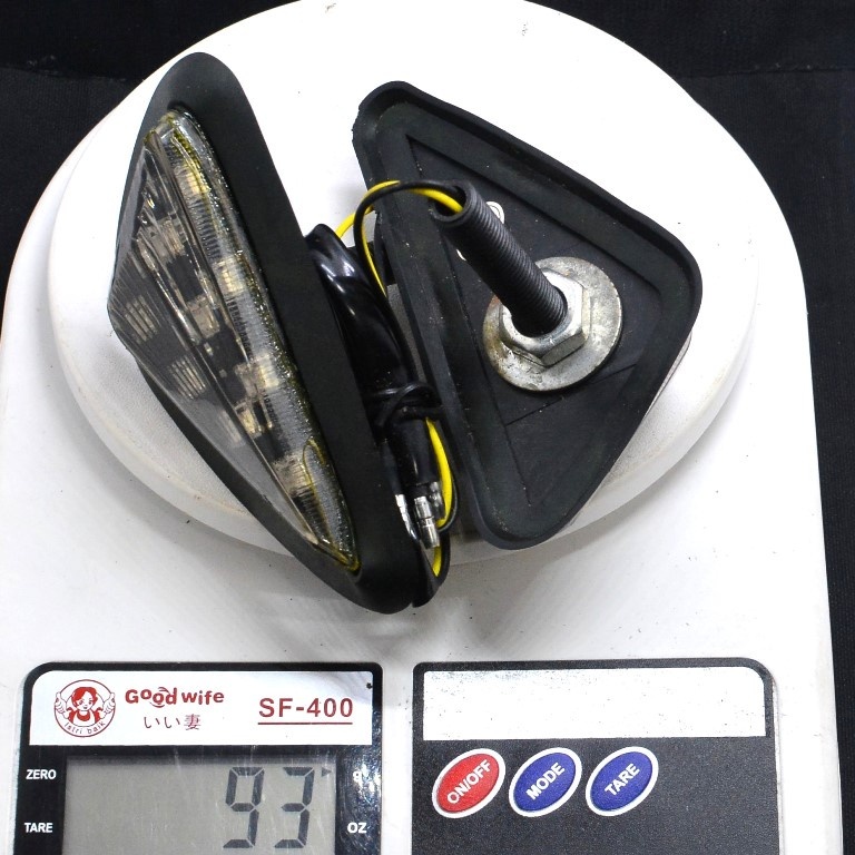 Lampu sein assy sen segi tiga universal semua motor sport fairing set 2 pcs riting ritting reting ni