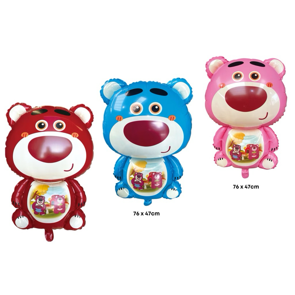 New Balon Gas / Plastik Karakter Lotso Mainan Anak Lucu