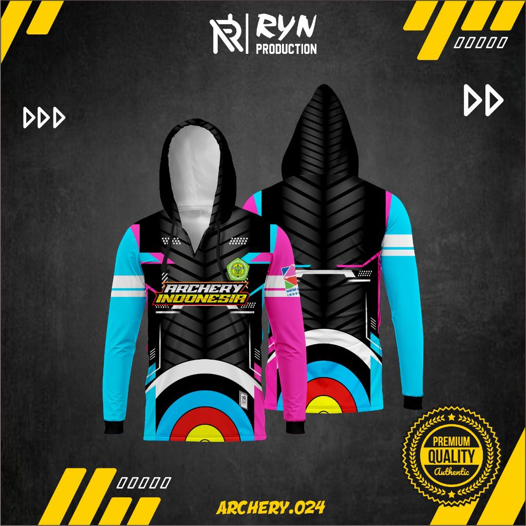 JERSEY ARCHERY PANAHAN FULL PRINTING FREE CUSTOM DESAIN - ARCHERY 024