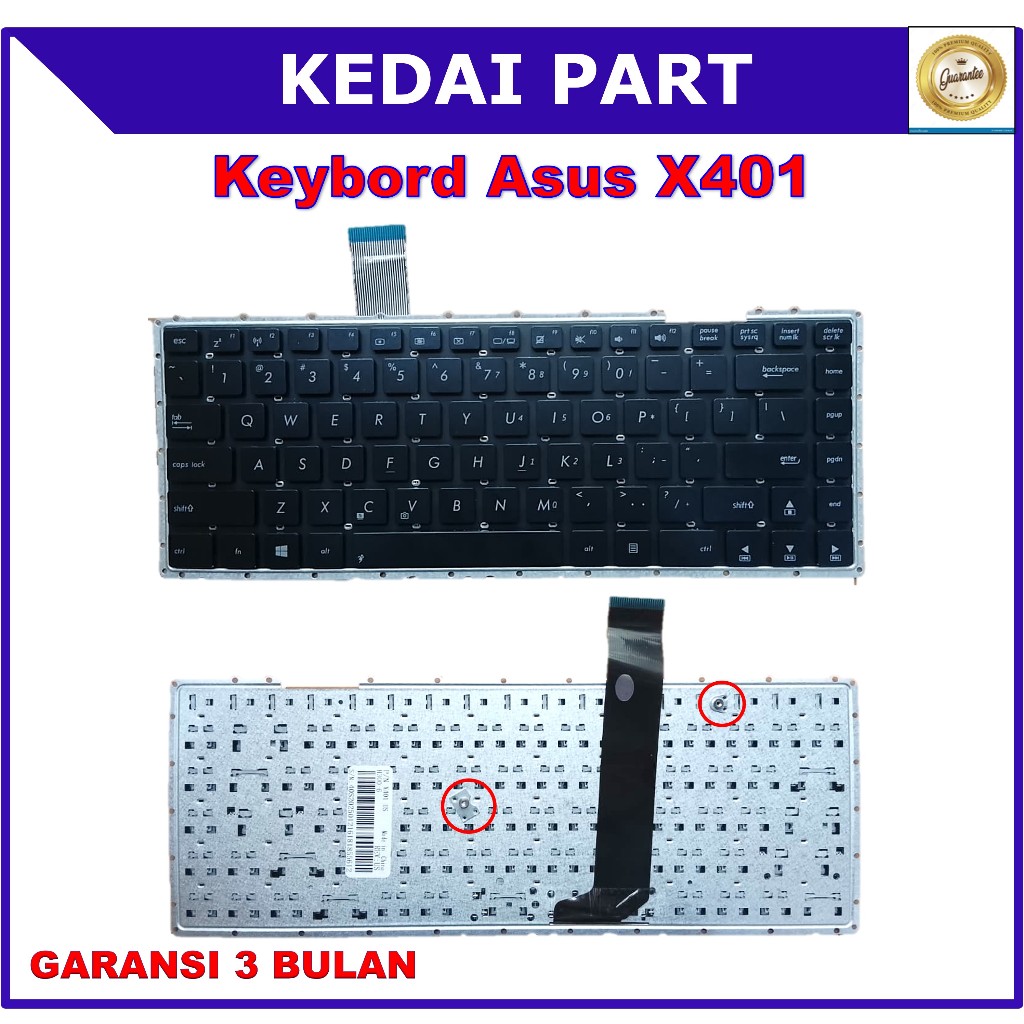 KEYBOARD ASUS X401 X401A X401U