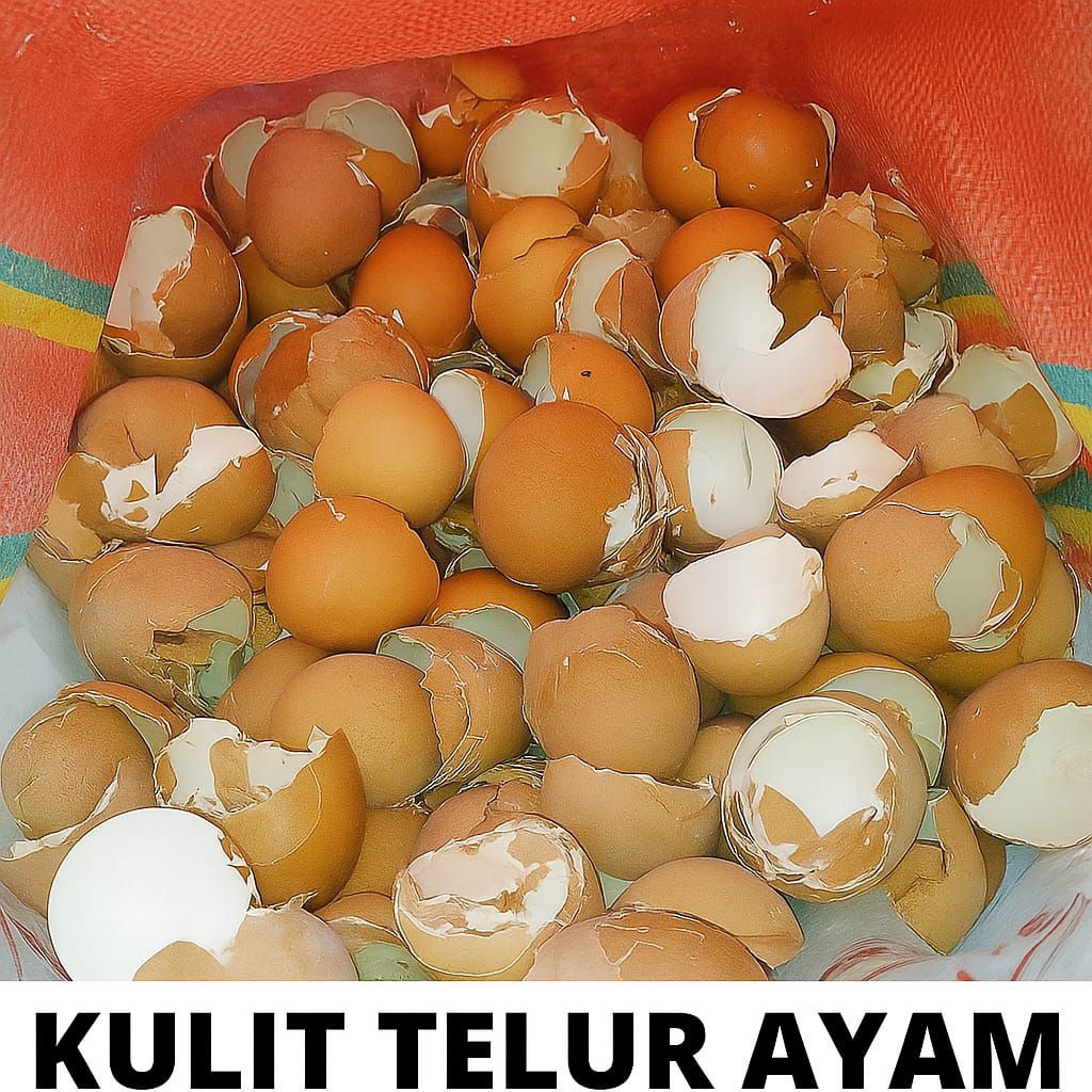 Kulit Cangkang Telur Telor Ayam Bersih Kering 200gr - Cangkang Telur Ayam