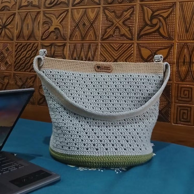 Tas Rajut Alas Bulat