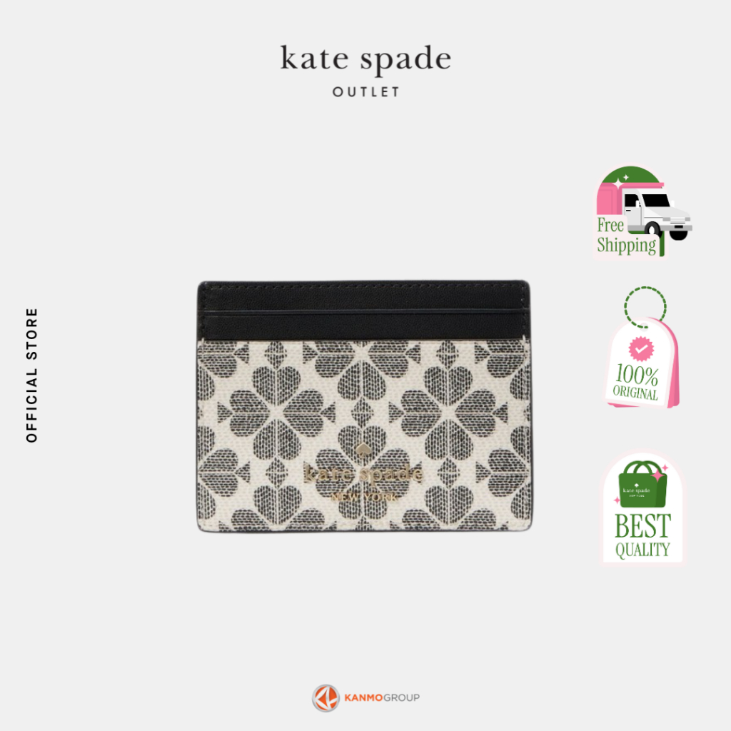 Kate Spade Spade Flower Small Slim Card Holder - Dompet Kartu Wanita