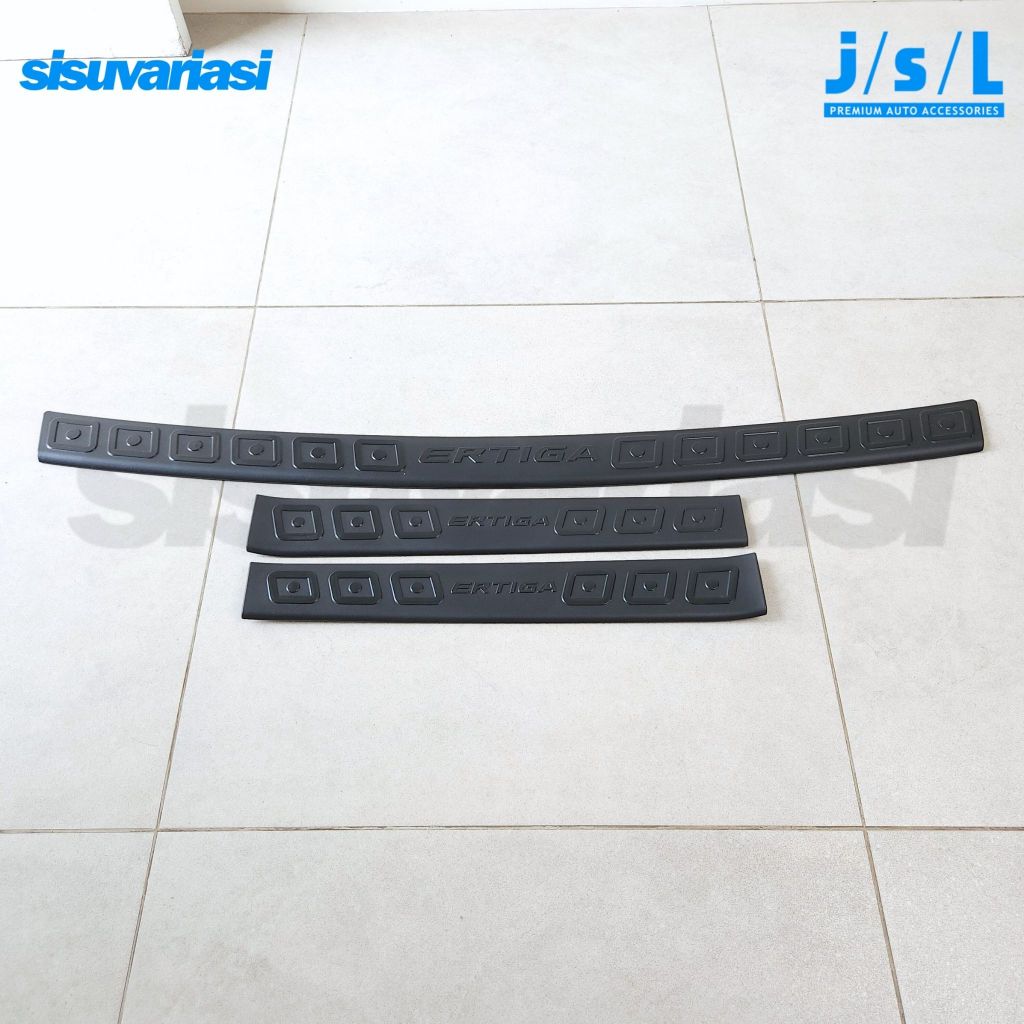 Sill Plate Ertiga 2012–2017 Paket Samping & Belakang – Aksesoris Mobil JSL Sillplate