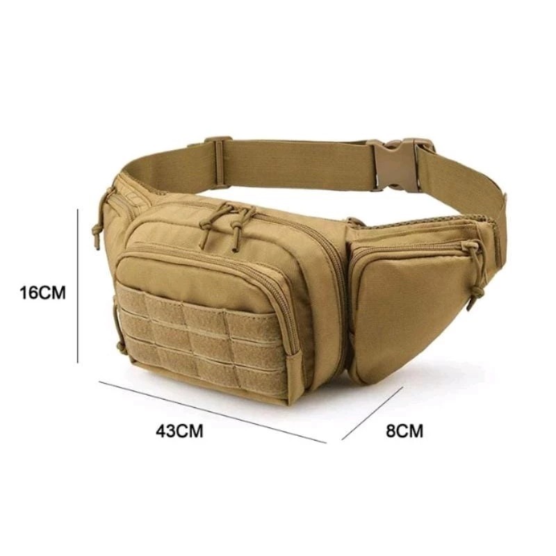 Tas Pinggang Pria / Tas Tactical Army Import /Waist bag