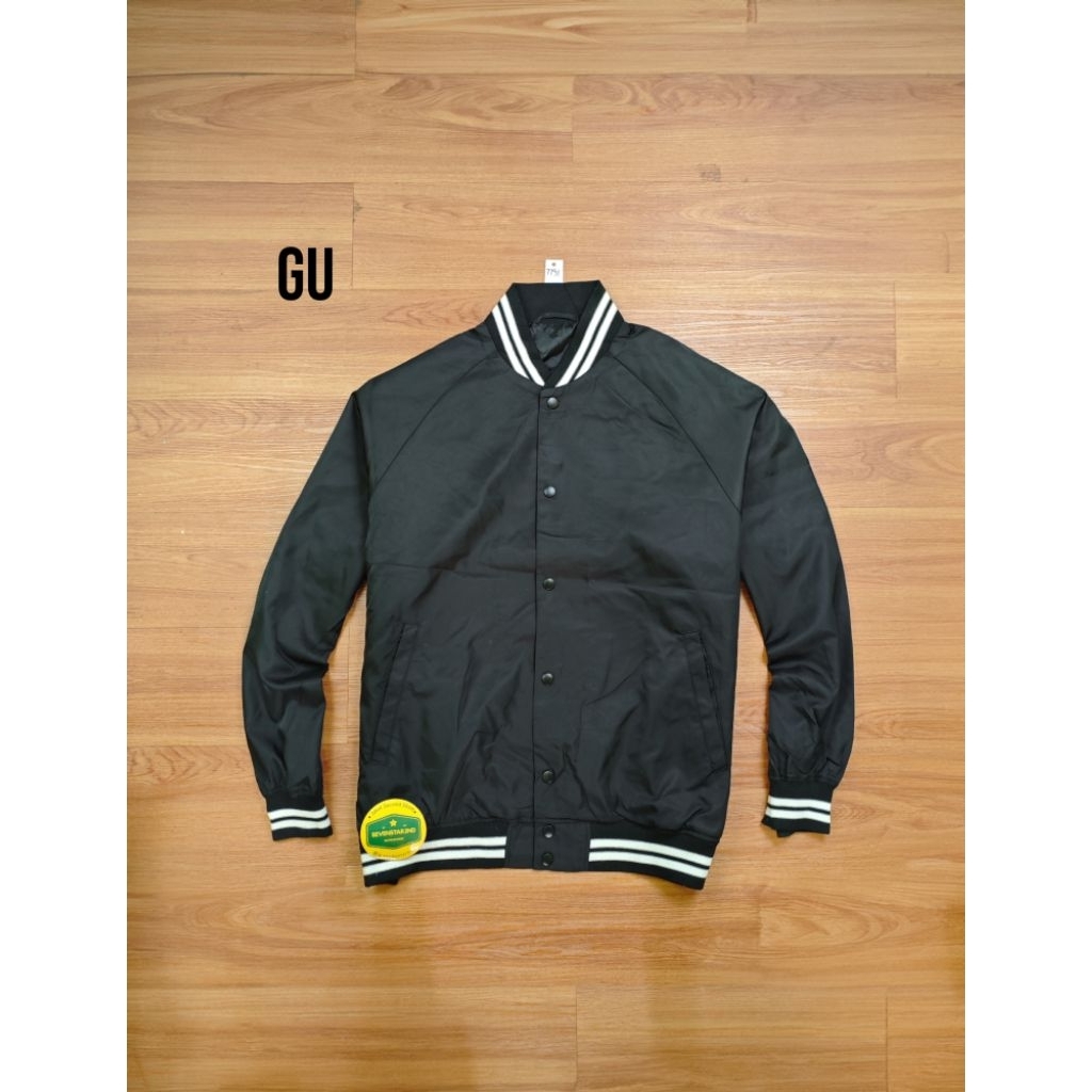 gu casual varsity jacket