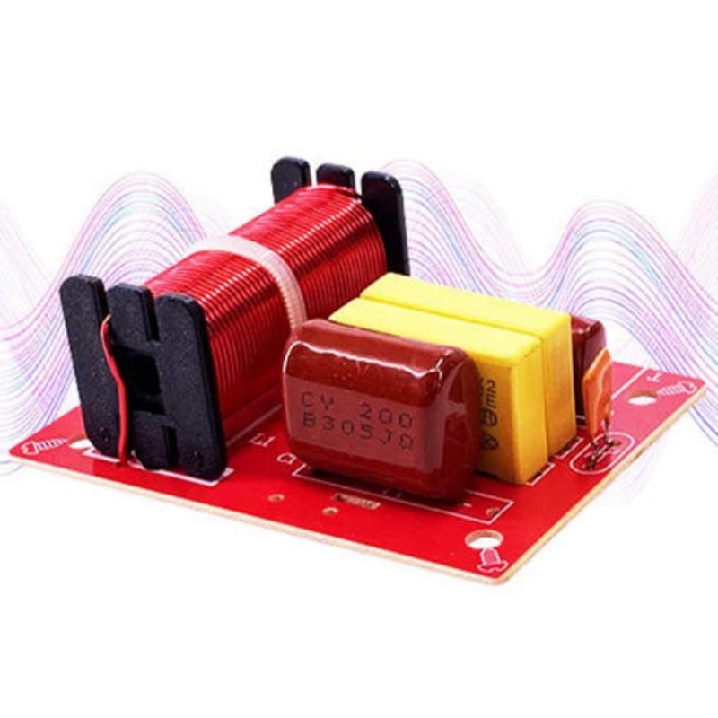 Kros Over 2 Way Crossover Pasif Speaker Audio Board Crossover untuk Woofer Tweeter Mobil Home