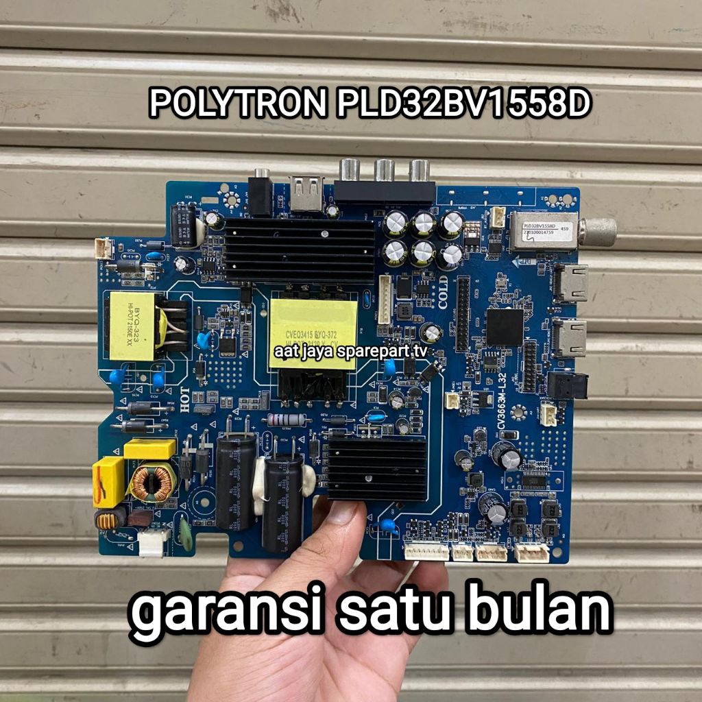 MAINBOARD TV LED DIGITAL PLD32BV1558D MB - MOBO - MODUL - MOTHERBOARD MESIN TV LED
