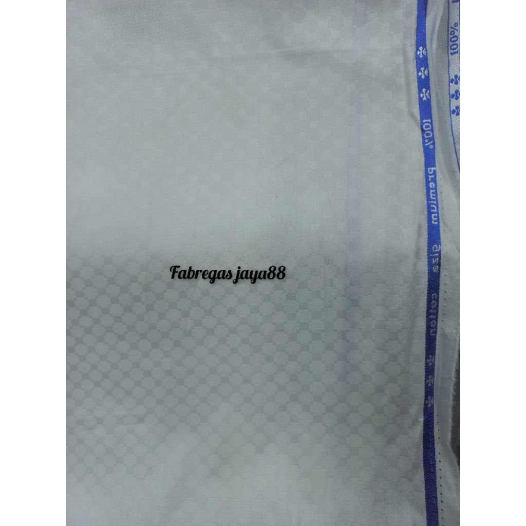 new kain kemeja putih import by soktas monti giza cotton turky