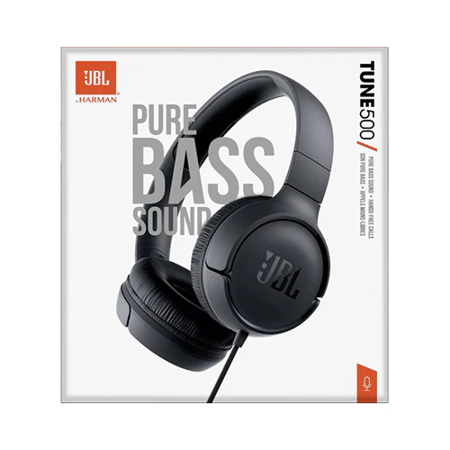 HDP JBL Tune 500 / T500 / T 500 Headphone Earphone Headset Pure Bass Original Garansi Resmi