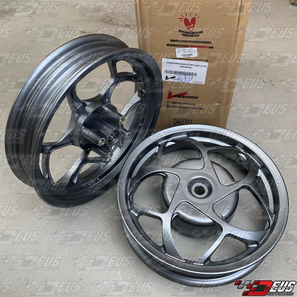 Velg V Rossi Venom Orion Depan Belakang NEW Honda Scoopy Ring 12