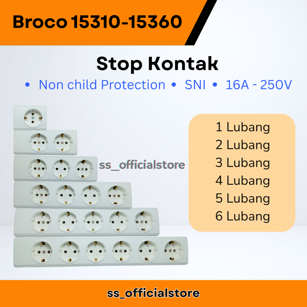 Terminal / Stop kontak Broco 15310- 15360