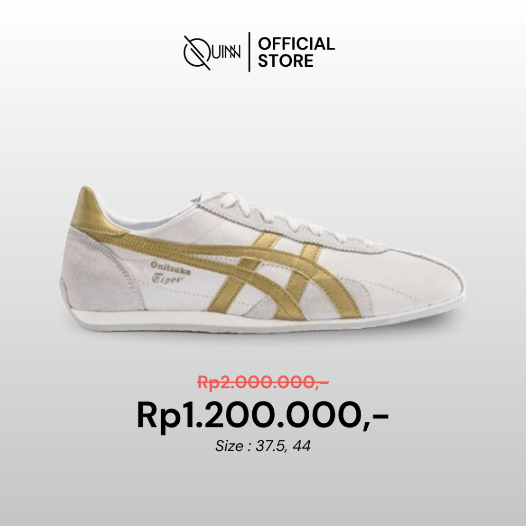 Onitsuka Mexico66 Runspark White Gold / Sepatu Sneakers Onit Pria Wanita Unisex