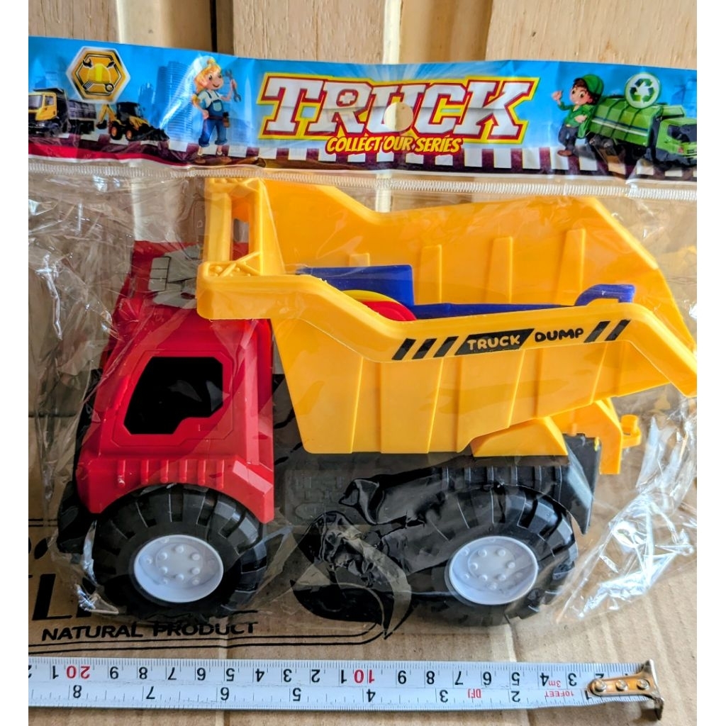 AK96 Mainan Mobil Heavy Truck Dump OPP/ Mainan Anak Truk Dump Ukuran Sedang Mainan Truk