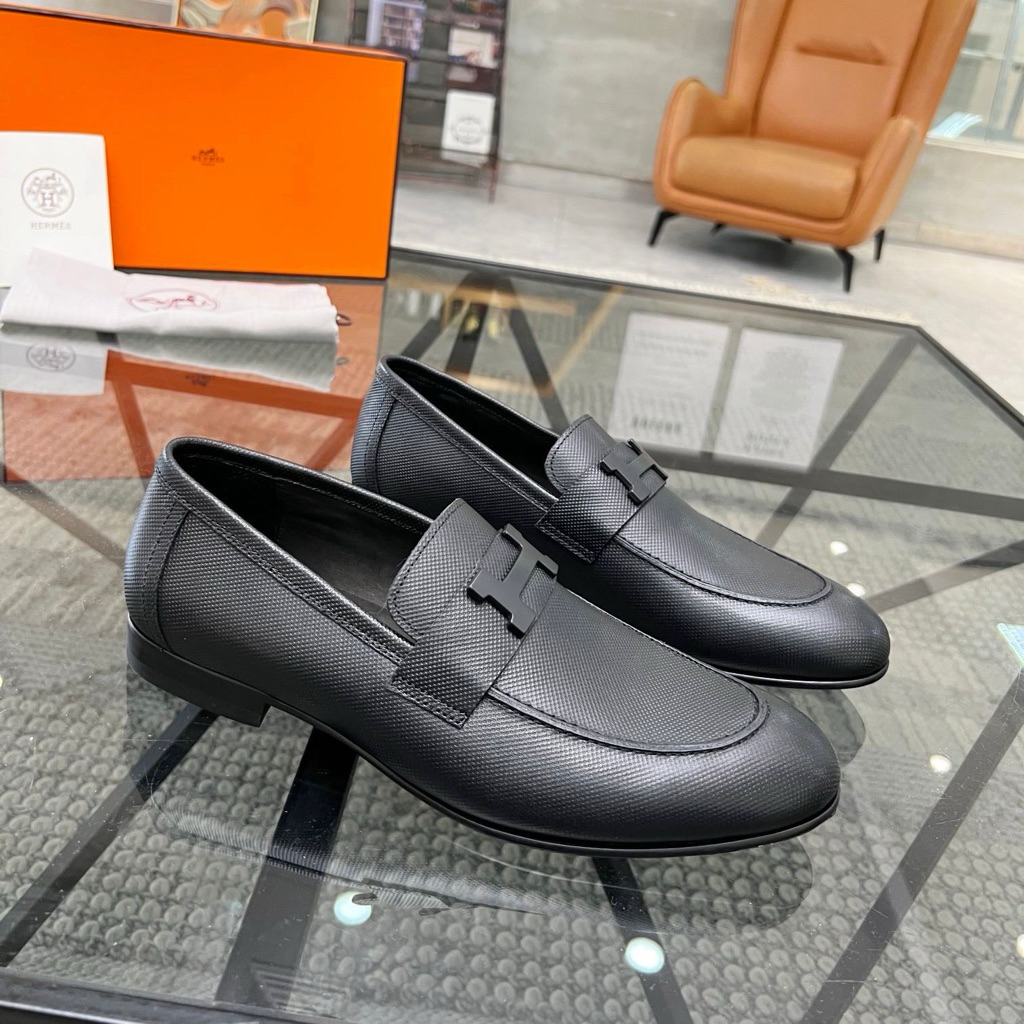 SEPATU PESTA SLIPON PRIA IMPORT / SEPATU FORMAL PANTOFEL KULIT ASLI BRANDED