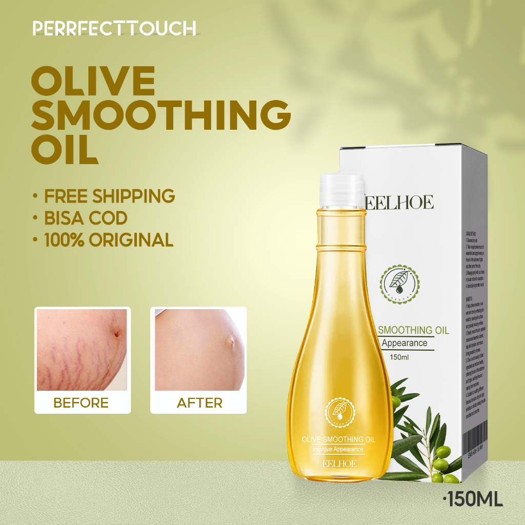 [ORI/COD] EELHOE Olive Smoothing Oil 150ml Meringankan Stretch Mark Scar Repair Oil Minyak Perawatan