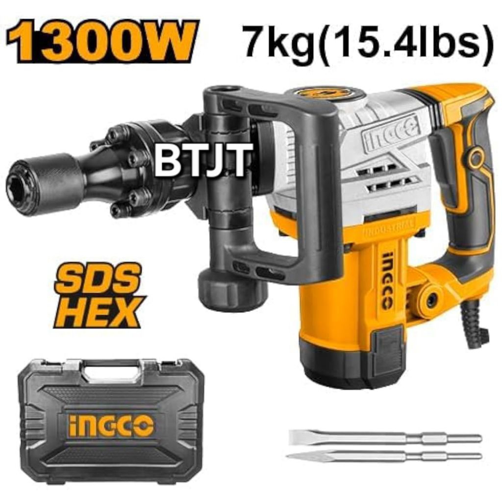 INGCO PDB130018 MESIN BOR DEMOLITION BREAKER HAMMER 7kg PDB 130018 INGCO