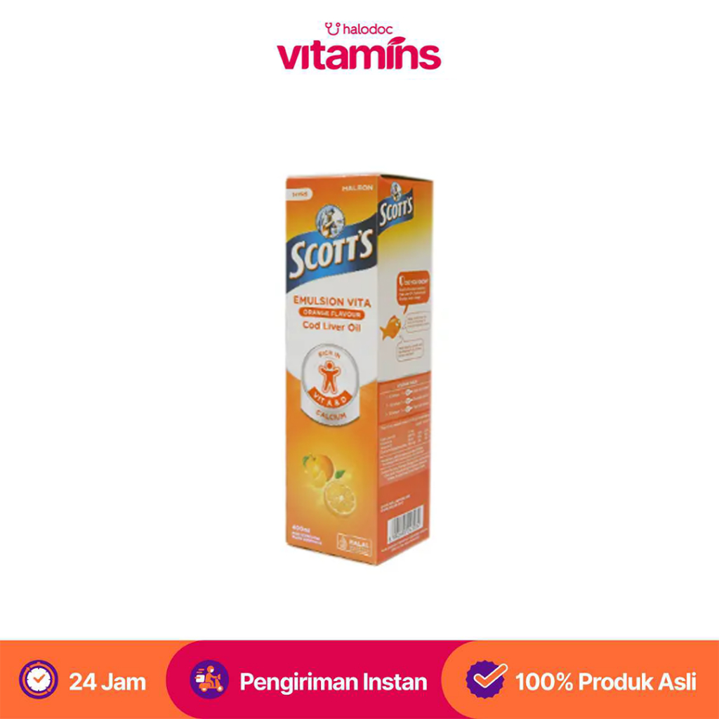 SCOTT'S EMULSION VITA ORANGE 400 ML