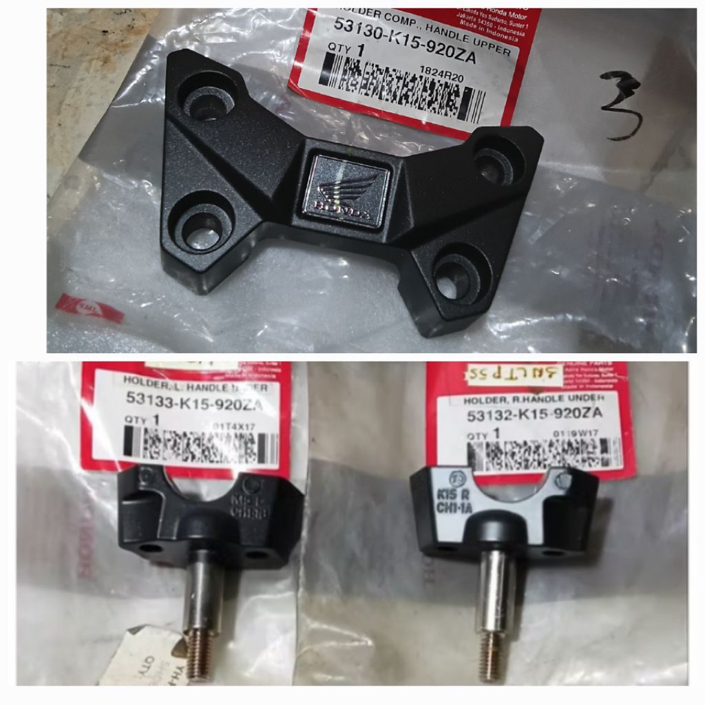 RISER STANG STIR HONDA CB150R SET ORIGINAL AHM