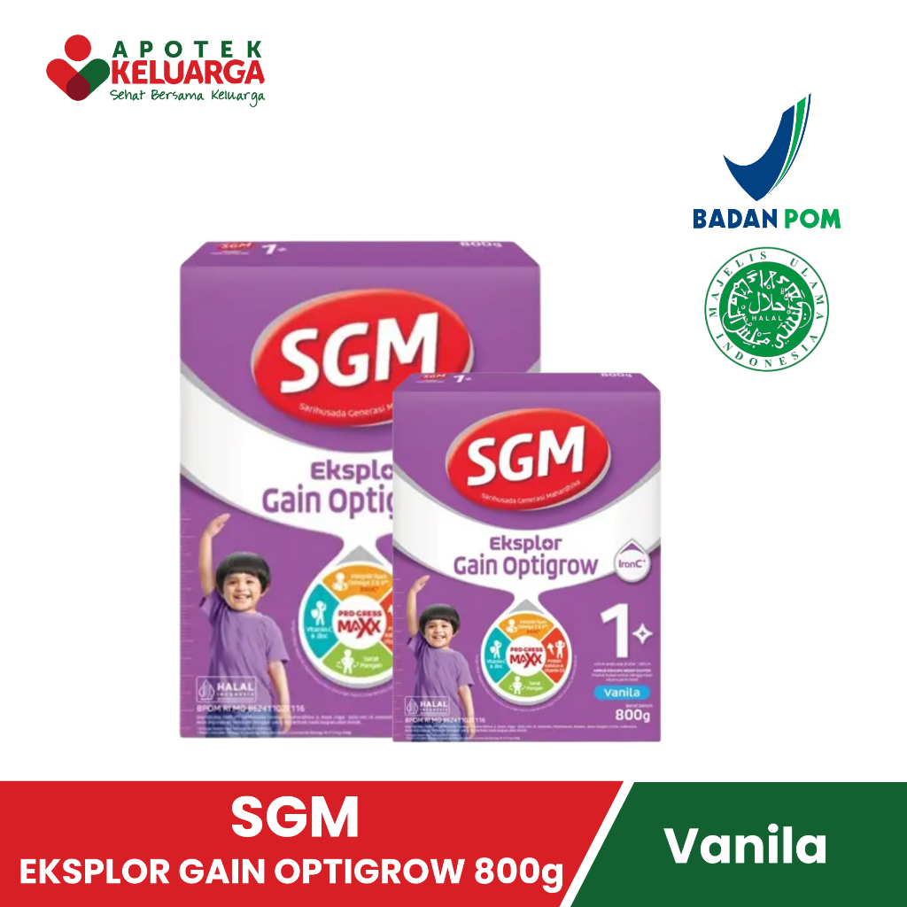 SGM EKSPLOR GAIN OPTIGROW 1 TAHUN KEATAS  800 GRAM